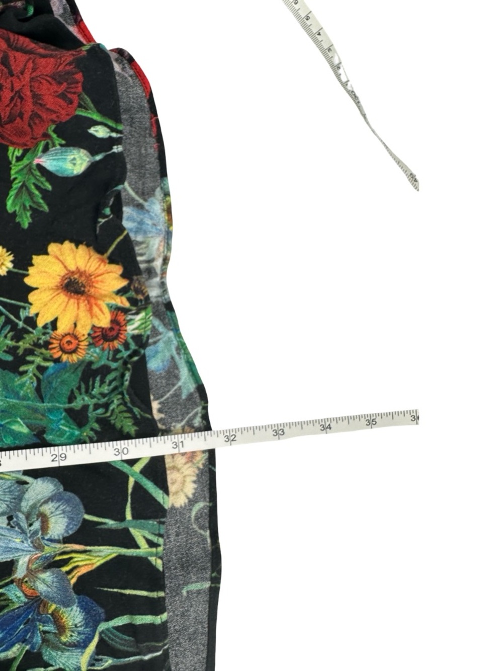 Alice + Olivia Cary Black 70s Dark Floral Print Long Sleeve Mini Dress Size 2 - Picture 10 of 10